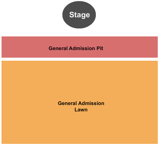 Coffee Butler Amphitheater Seating Chart: GA Pit/ GA Lawn