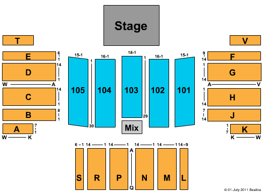 Etess Arena Seating Chart