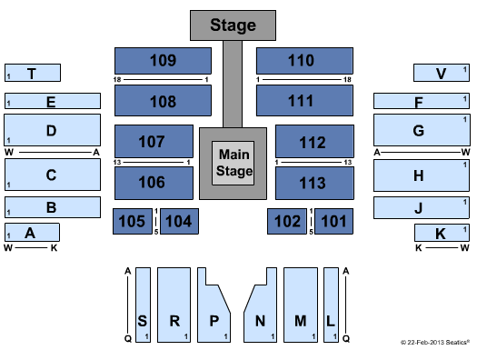 Trump Taj Mahal Seating Chart