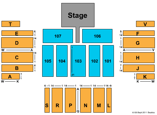 Trump Taj Mahal Seating Chart
