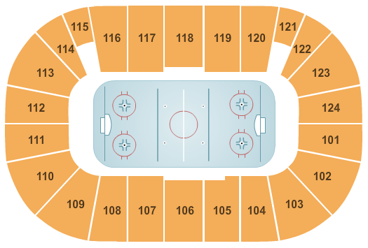 Tsongas Center Seating Chart: Hockey