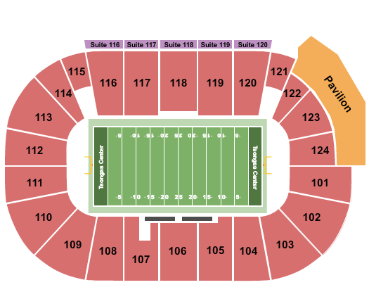 Tsongas Center Seating Chart: Indoor Football
