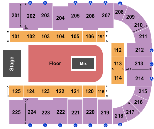Tucson Arena At Tucson Convention Center Seating Chart: Greta Van Fleet
