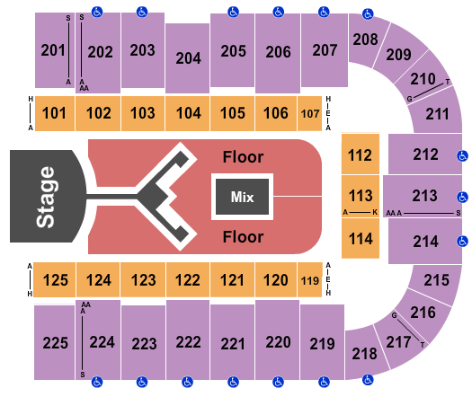 Tucson Arena At Tucson Convention Center Seating Chart: Shinedown