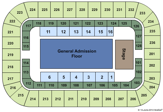 Riverside casino event center capacity