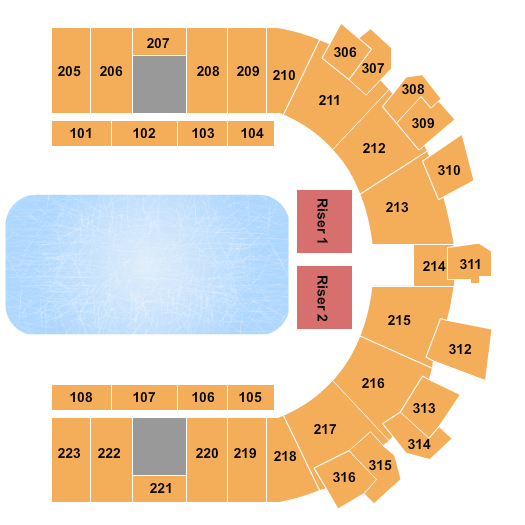 Tulsa Expo Square - Pavilion Seating Chart: Disney On Ice 2