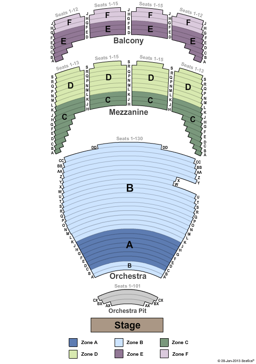 Chapman Music Hall Tulsa Seating Chart