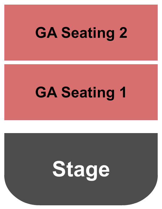 Turner Hall Ballroom Seating Chart: GA 1 & 2