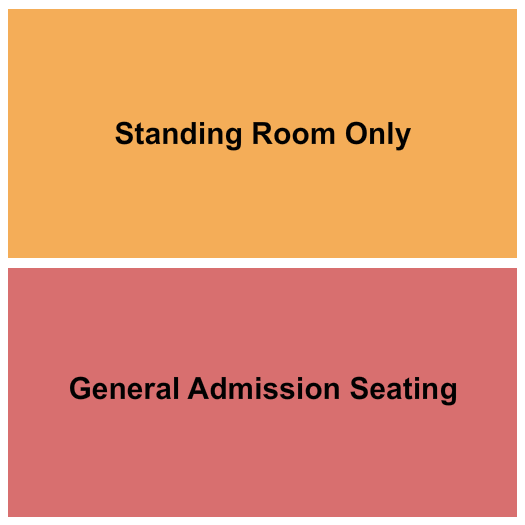 Turner Hall Ballroom Seating Chart: GA Seating/SRO