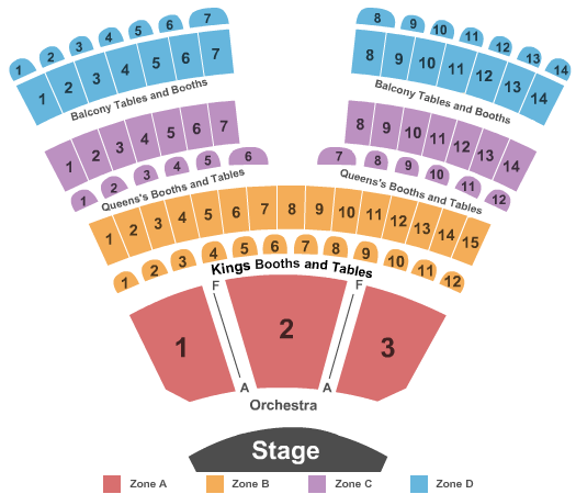 Mystic Showroom Seating Chart