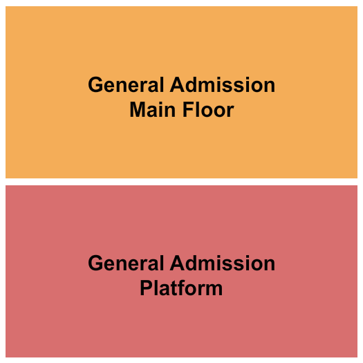 Turntable Seating Chart: GA & Platform