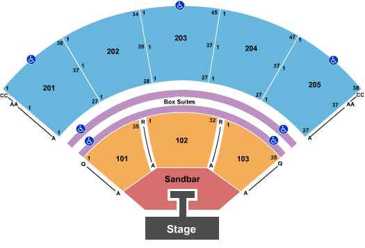 Tuscaloosa Amphitheater Seating Chart: Kenny Chesney