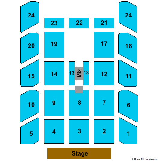 Twin River Events Center Seating Chart