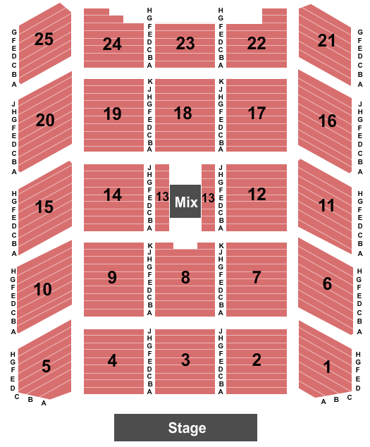 Bally's Twin River Event Center Seating Chart: Martin McBride