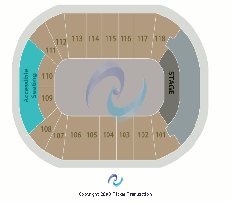 UBC Thunderbird Arena Seating Chart