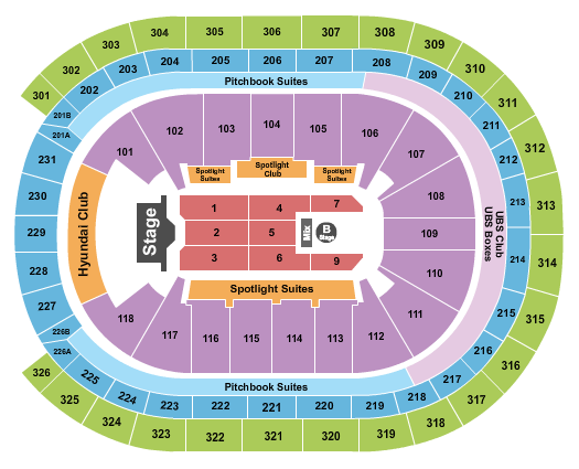 UBS Arena Seating Chart: Aventura