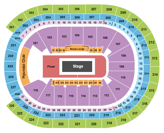 UBS Arena Seating Chart: Billie Eilish