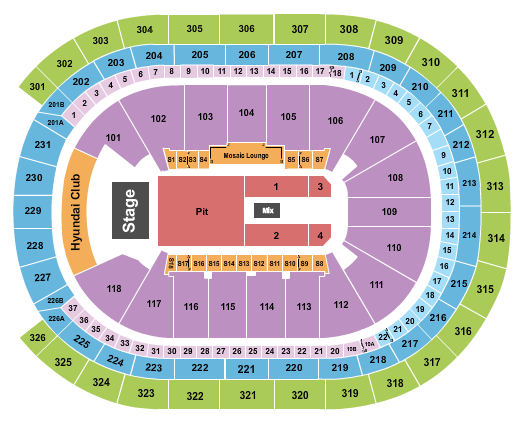 UBS Arena Seating Chart: Brand New