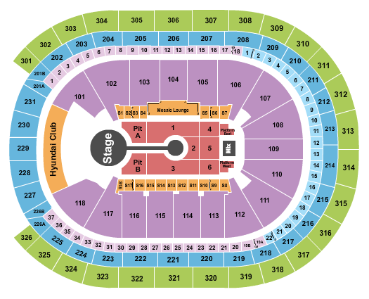 UBS Arena Seating Chart: Brandon Lake
