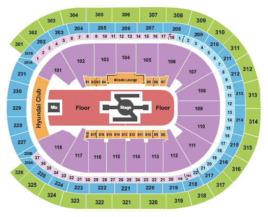 UBS Arena Seating Chart: Burna Boy