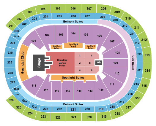 UBS Arena Seating Chart: Carimi