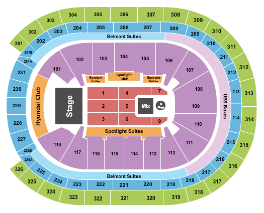 UBS Arena Seating Chart: Chris Brown