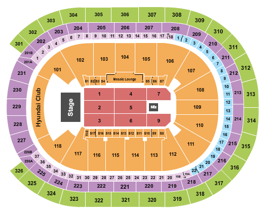 UBS Arena Seating Chart: Endstage 4
