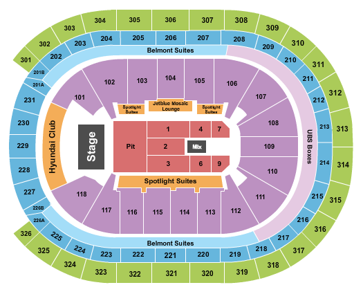 UBS Arena Seating Chart: Endstage GA Pit Floor 2
