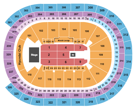 UBS Arena Seating Chart: Endstage