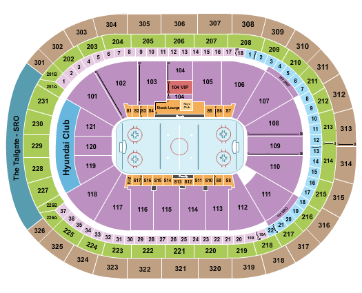 UBS Arena Seating Chart: Hockey IEHL