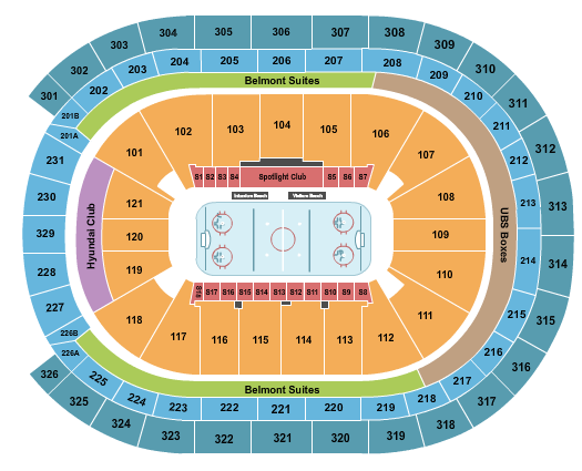UBS Arena Map