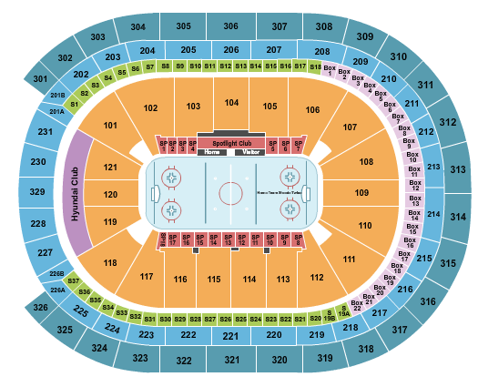 UBS Arena Seating Chart: Hockey