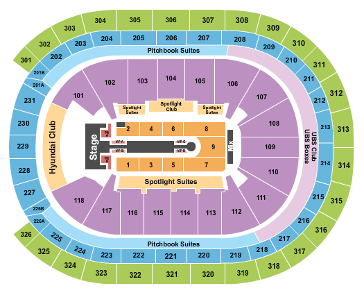 UBS Arena Seating Chart: Jennifer Lopez 2024