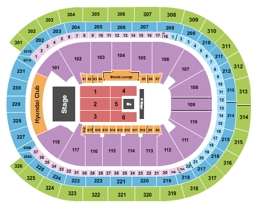 UBS Arena Seating Chart: Ricardo Arjona