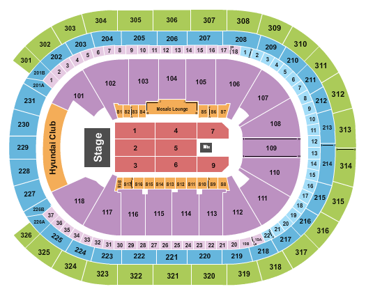 UBS Arena Seating Chart: TWICE