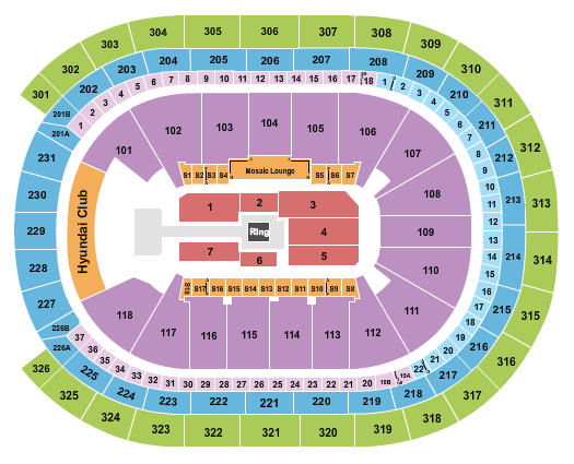 UBS Arena Seating Chart: Wrestling - AEW