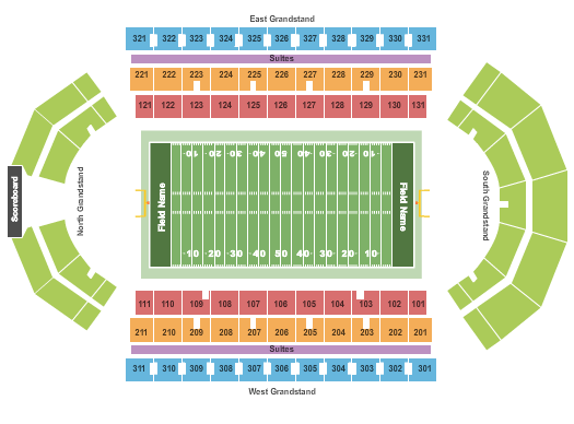 University at Buffalo Stadium Seating Chart