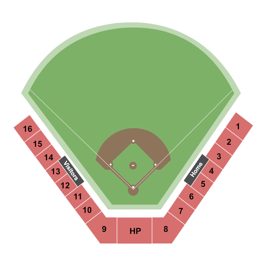 Bryant Field Seating Chart: Baseball