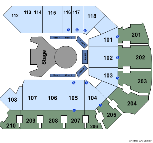 UCF Arena Seating Chart
