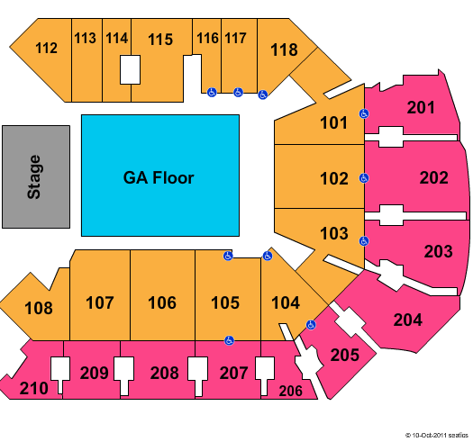 UCF Arena Seating Chart