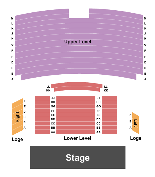 UCSD Mandeville Auditorium Seating Chart: Endstage