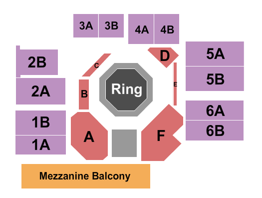 UFC Apex Seating Chart: UFC 3