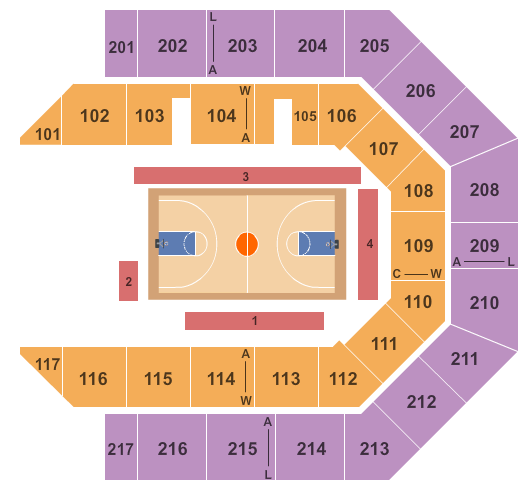 Mcguirk Arena Seating Chart