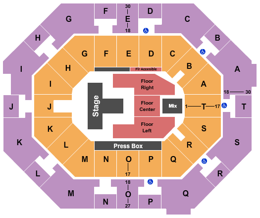 UNO Lakefront Arena Seating Chart: Maverick City Music