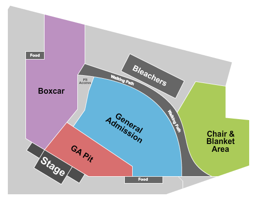 UP District at Festival Field Seating Chart: GA/Pit/Boxcar 2