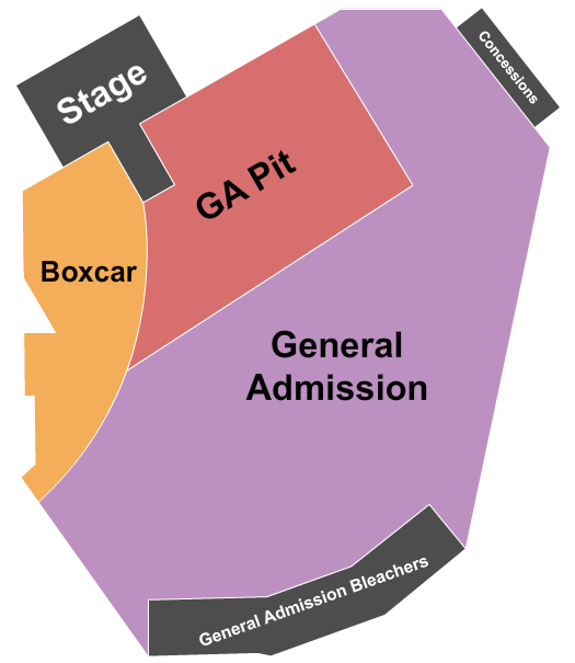 UP District at Festival Field Seating Chart: GA/Pit/Boxcar