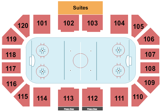 USA Hockey Arena Map