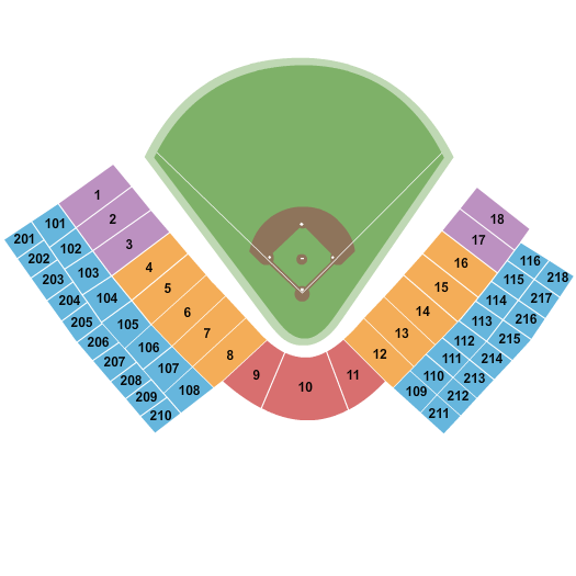 USA Softball Hall of Fame Stadium Seating Chart