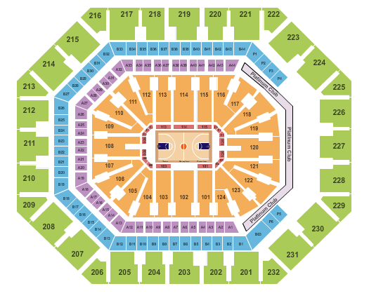Talking Stick Resort Arena Seating Chart: Basketball