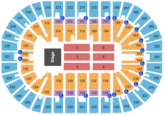 Us Bank Arena Seating Chart Metallica